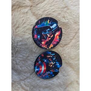 2 pair car coasters new
